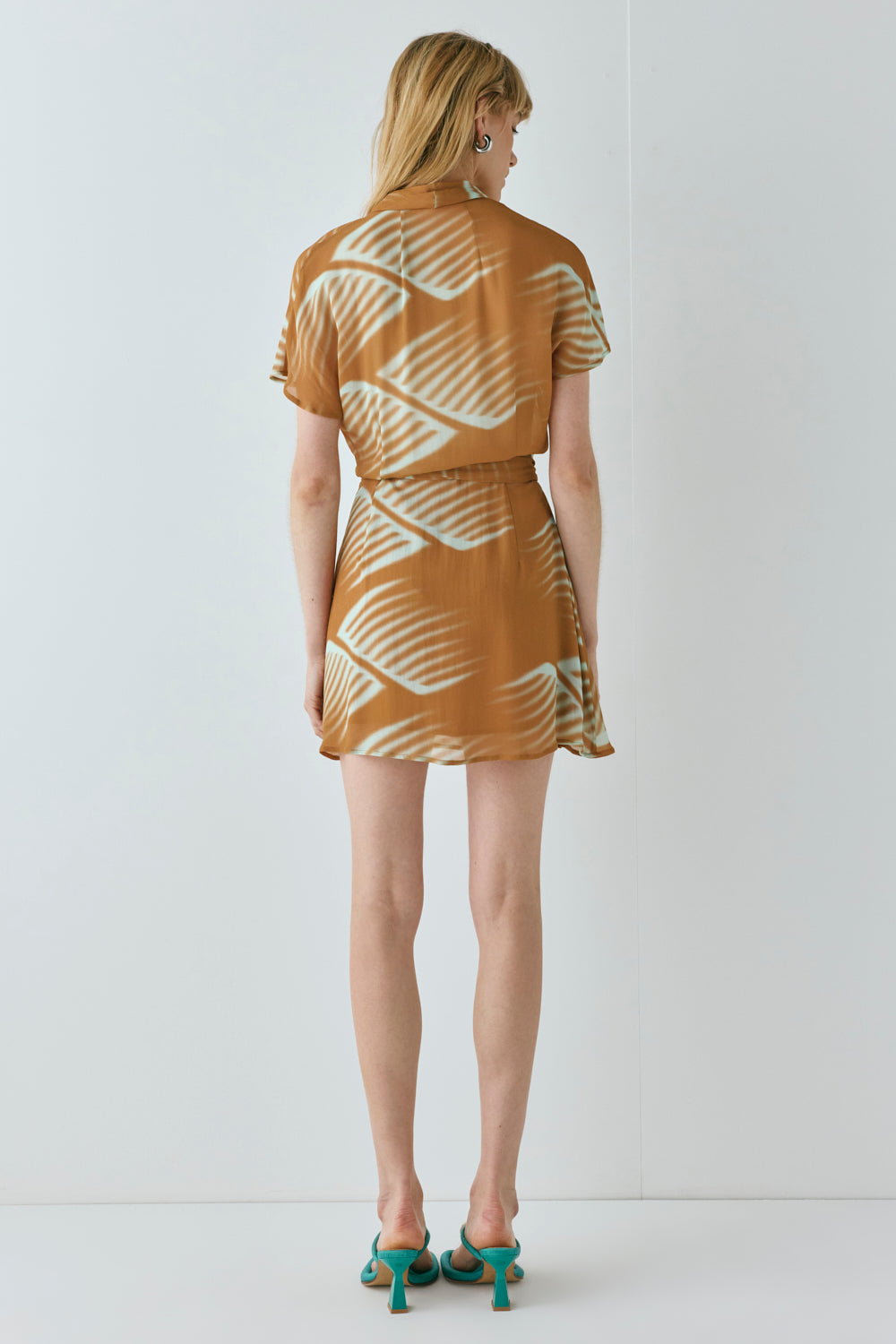 Salma Wrap Mini Dress Efi