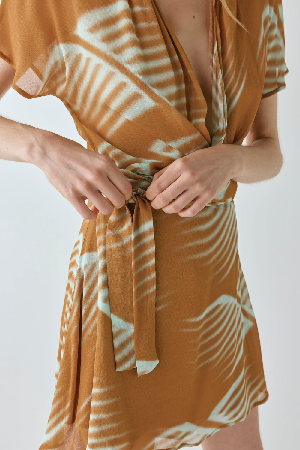 Salma Wrap Mini Dress Efi