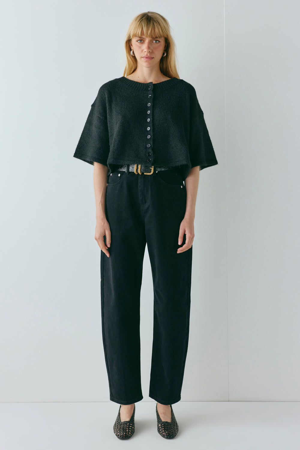 Hailey Knit Cardigan Black