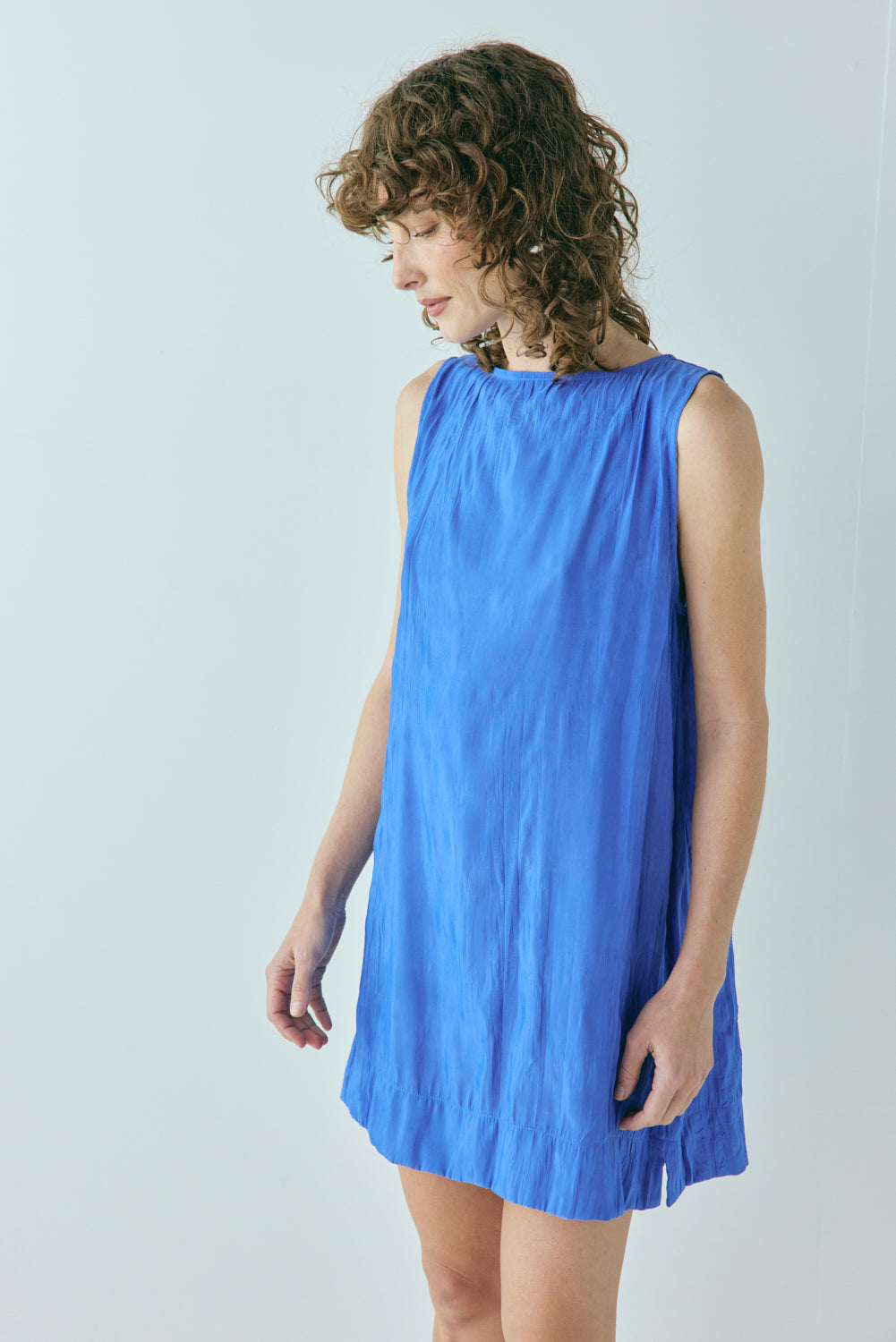 Aftersun Mini Dress Cobalt