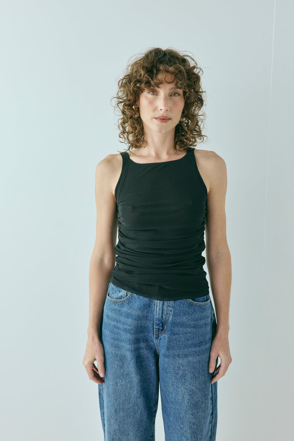 Andi Mesh Top Black