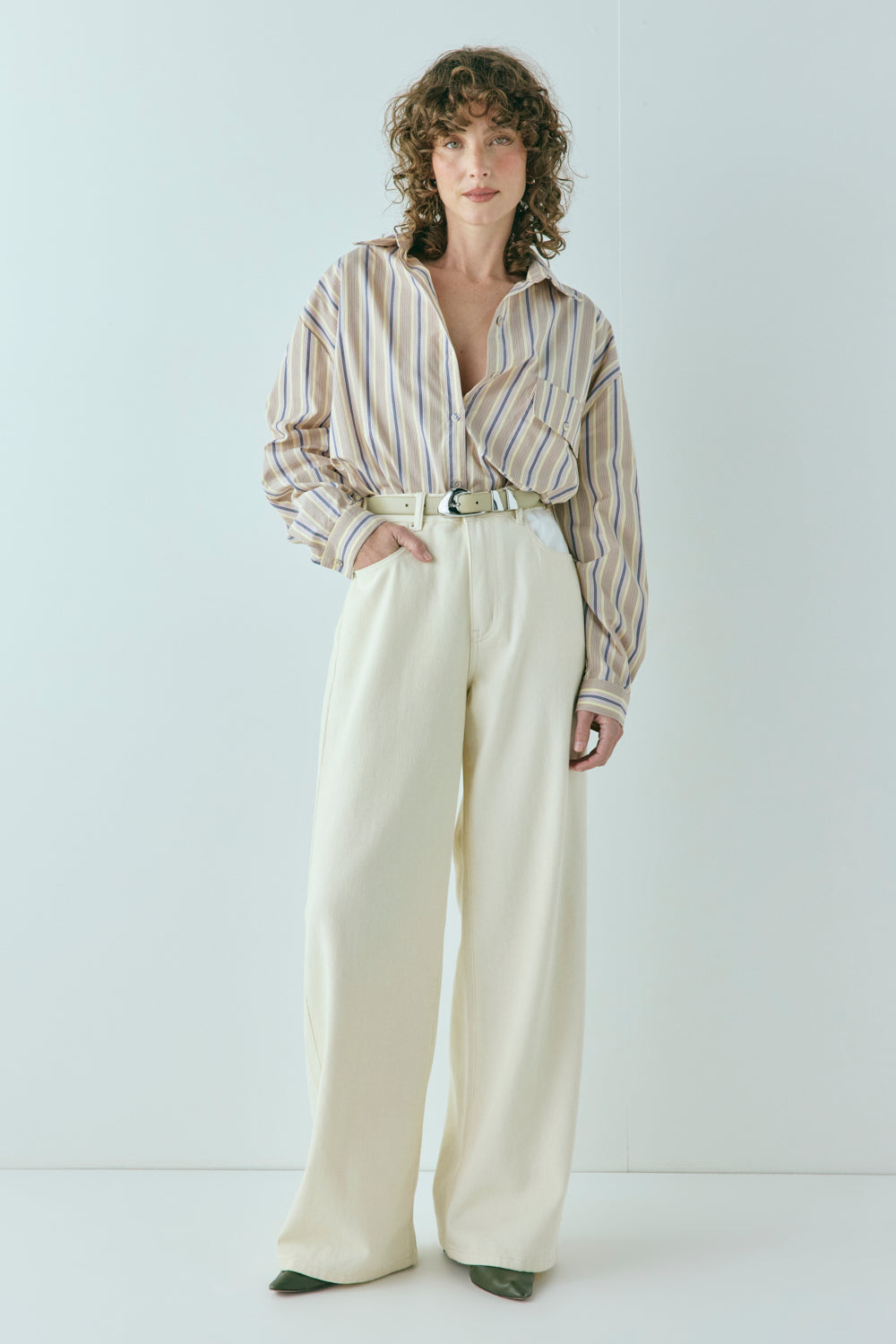 Pippa Denim Jeans Cream