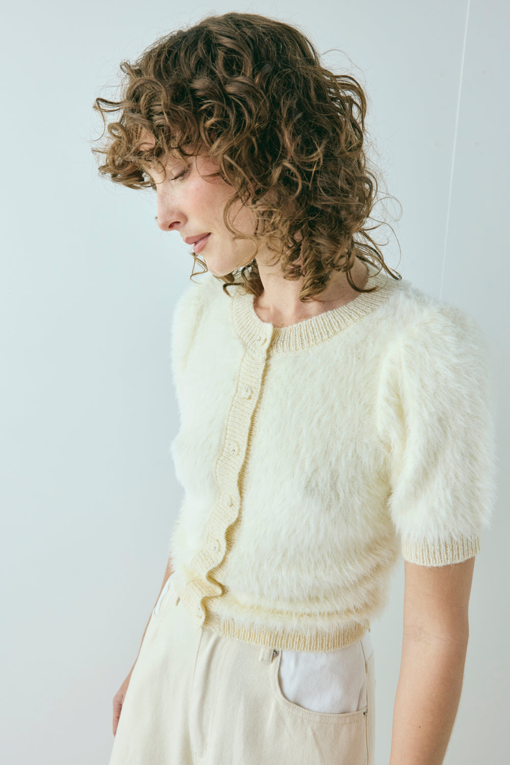 Tess Knit Top Cream