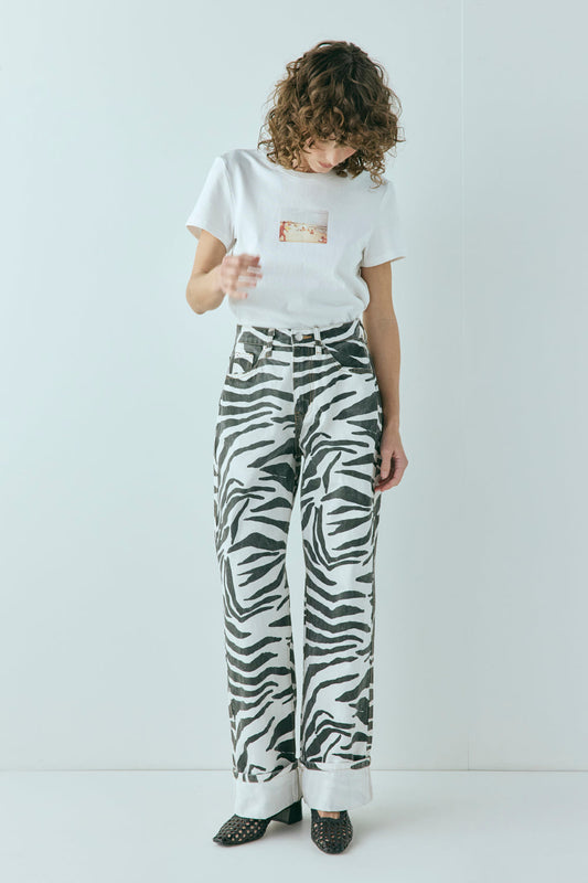 Manon Denim Jeans Zebra