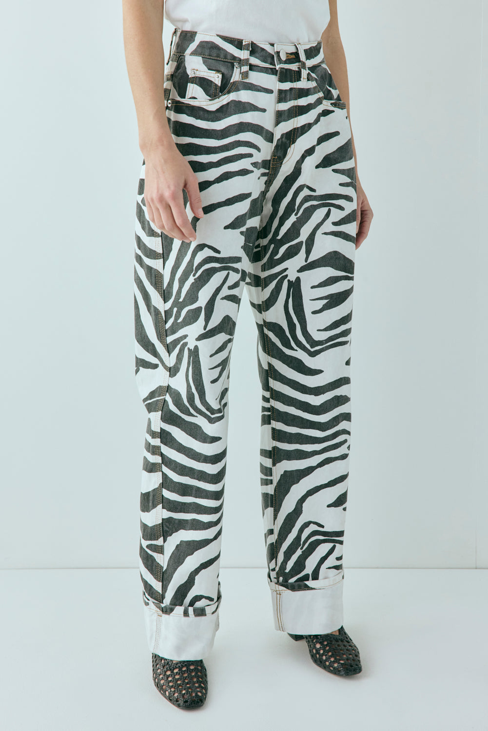 Manon Denim Jeans Zebra
