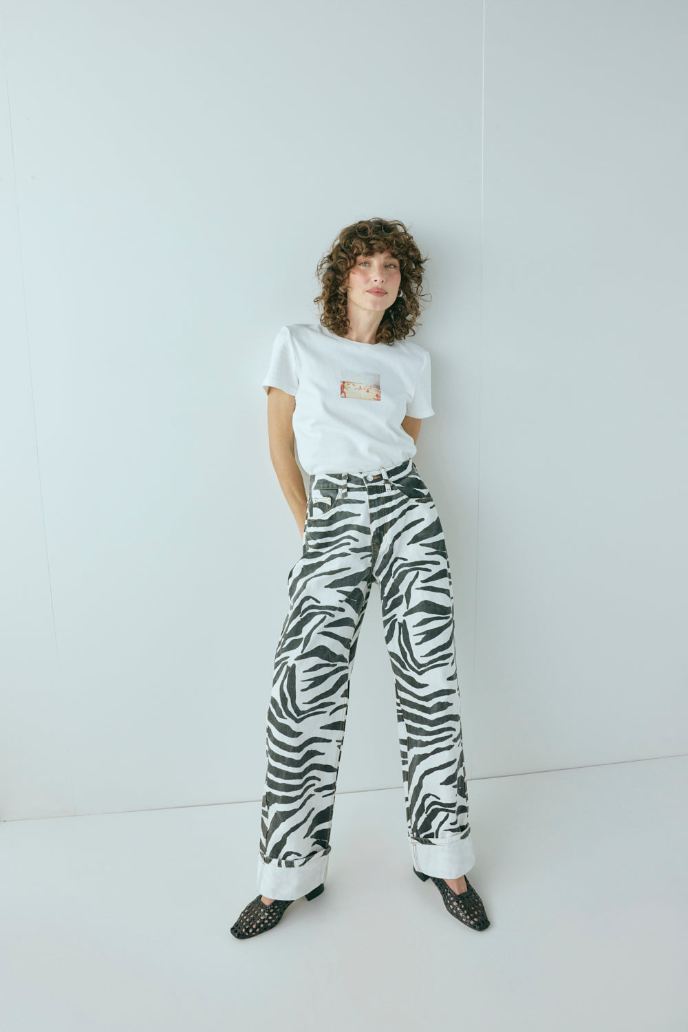 Manon Denim Jeans Zebra