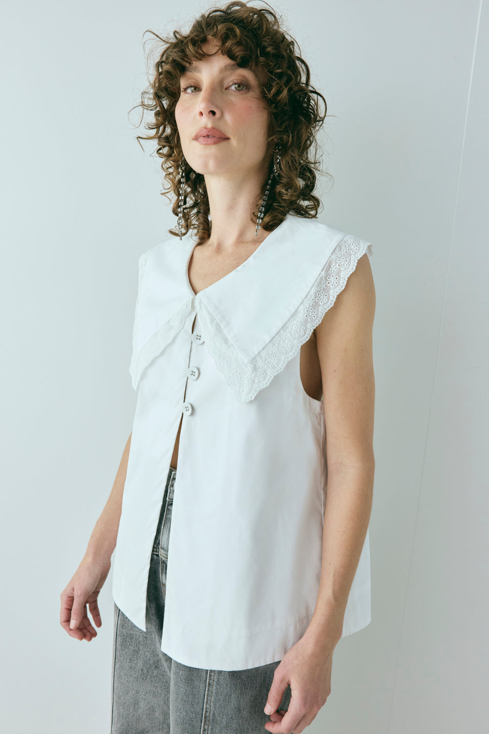 Mae Top White