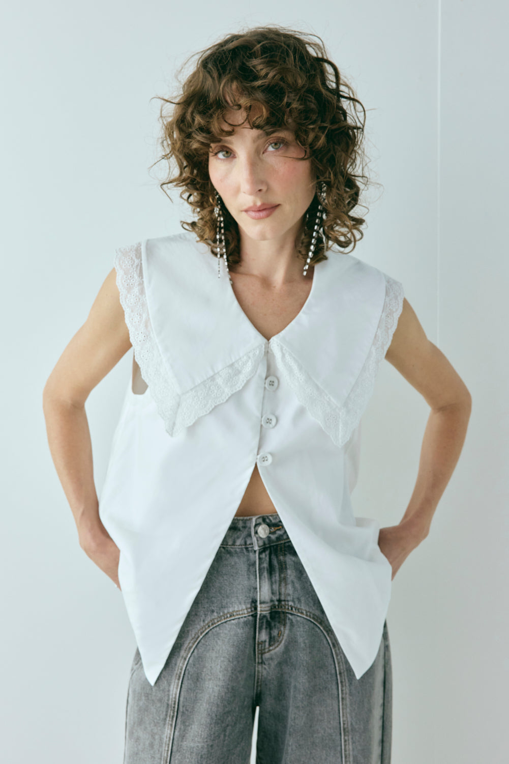 Mae Top White