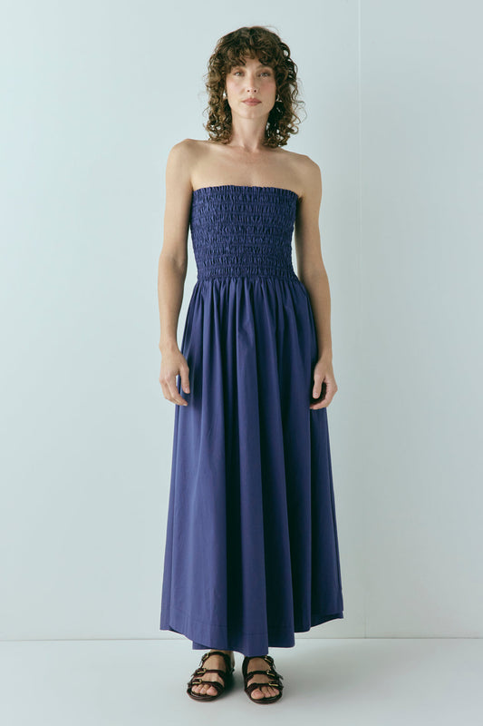 Emmy Midi Dress Navy