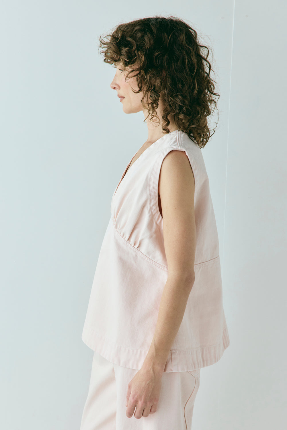 Nola Denim Top Musk