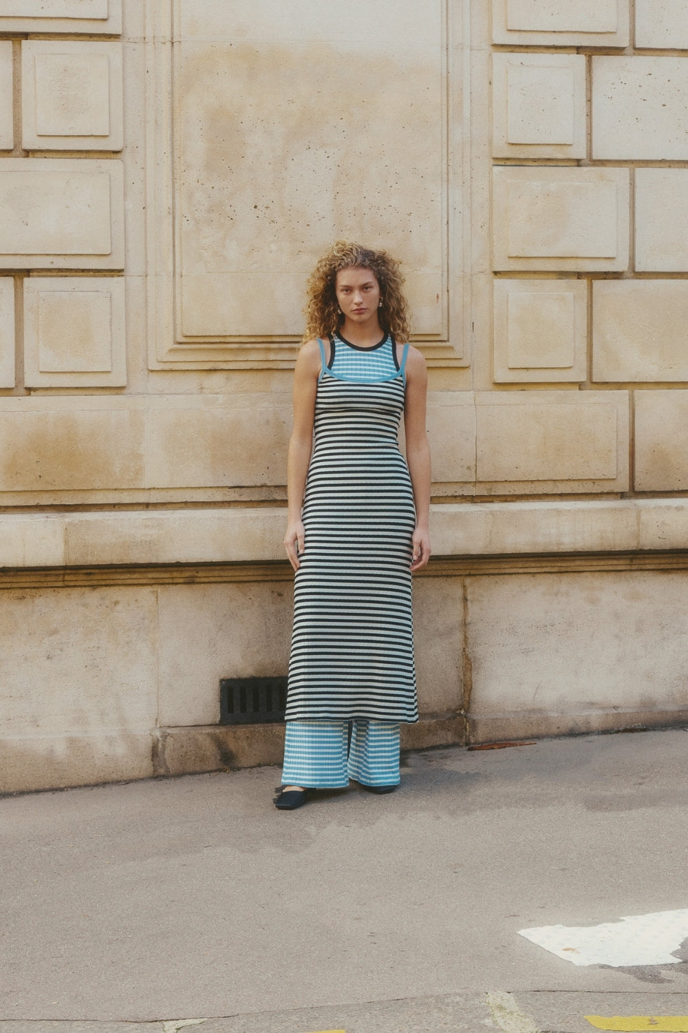 Imogen Pants Blue Stripe