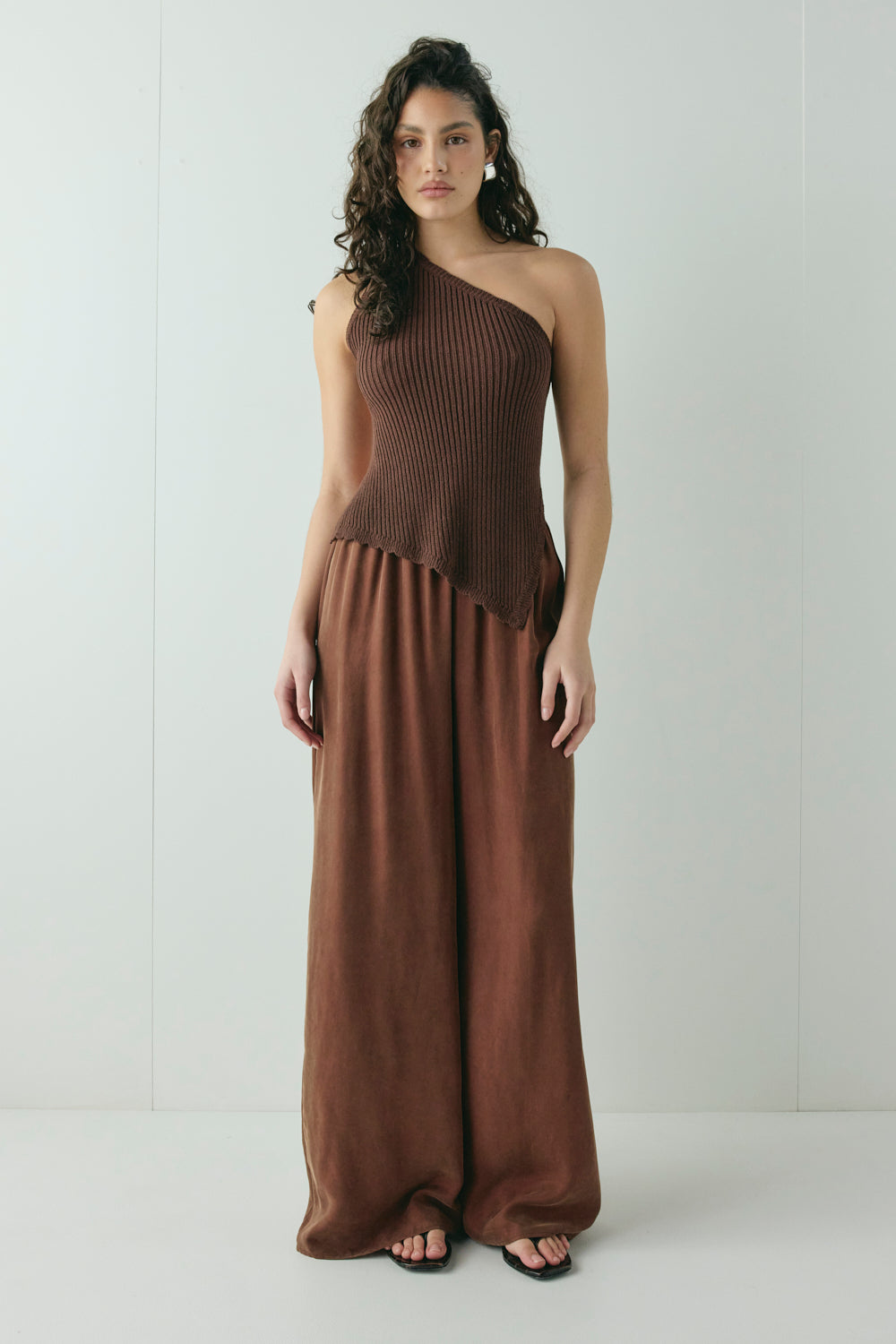 Joni Knit Top Chocolate