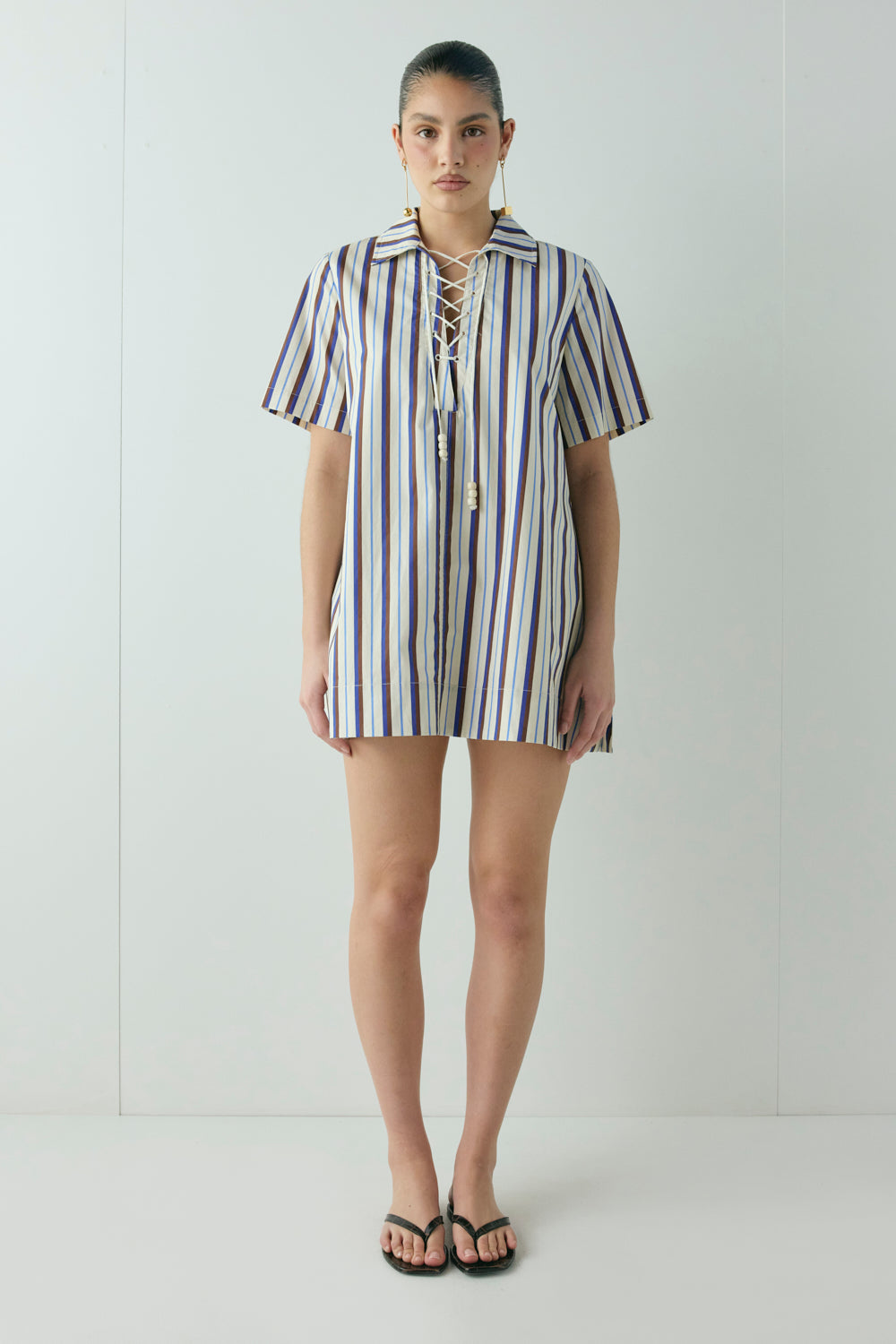 Zippora Mini Dress Stripe