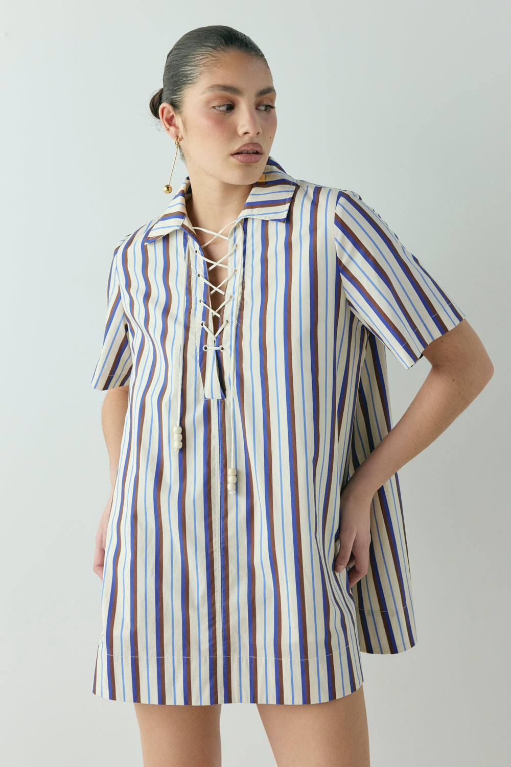 Zippora Mini Dress Stripe