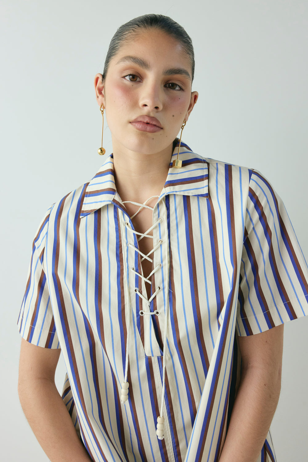 Zippora Mini Dress Stripe