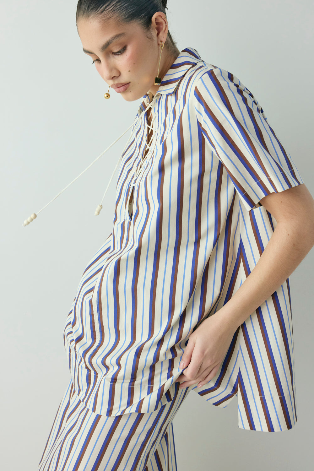 Zippora Mini Dress Stripe