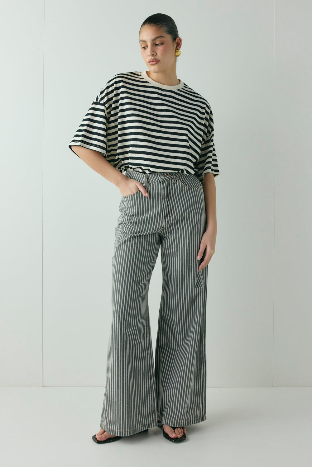 Aston Denim Jeans Stripe