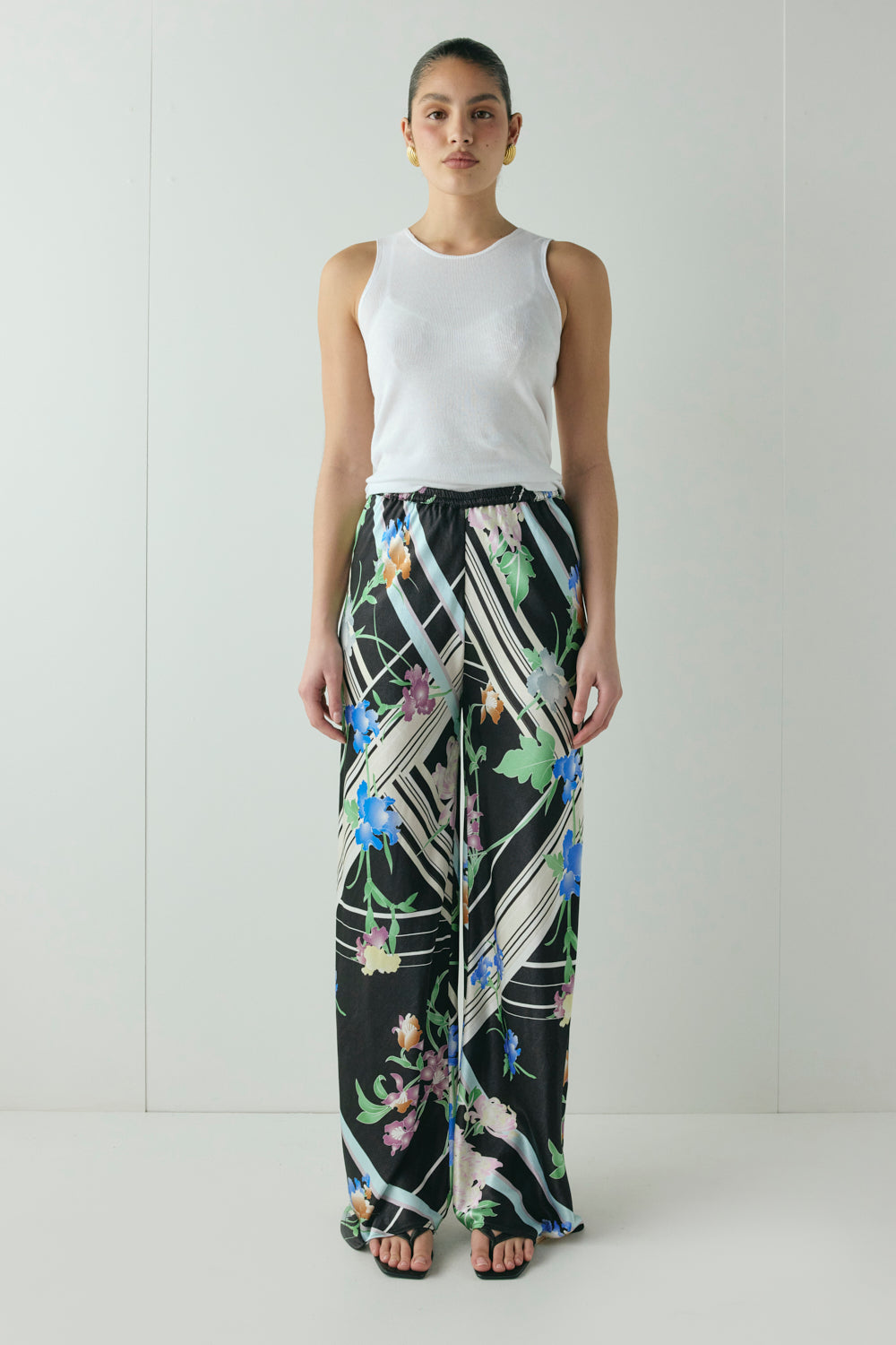 Remi Satin Pants Zari