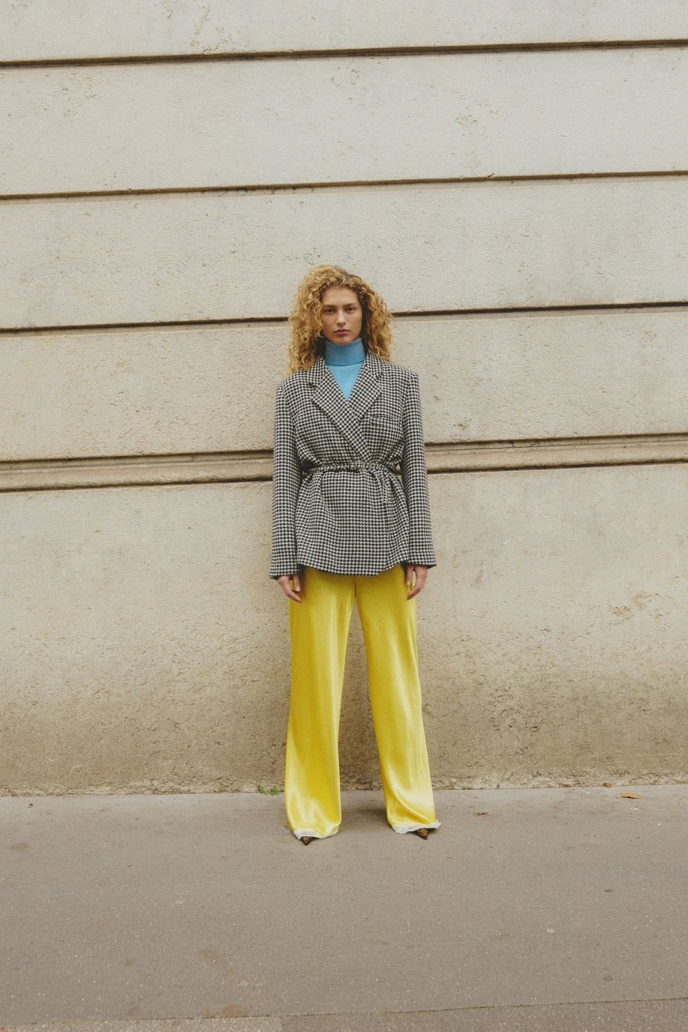 Josefin Satin Pants Citrus