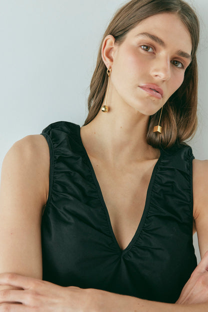 Fira Tunic Top Black