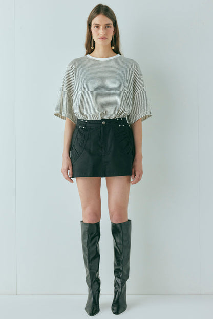 Cleo Mini Skirt Black