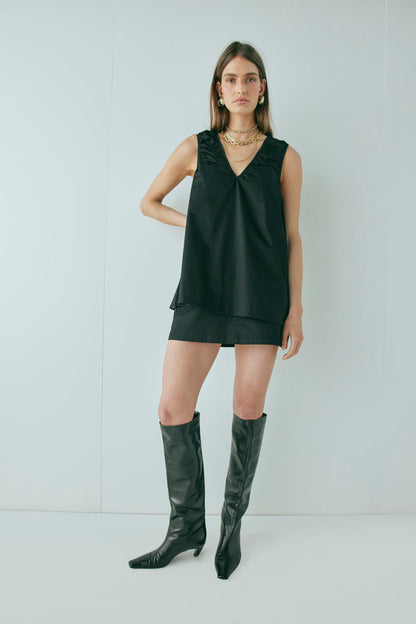 Cleo Mini Skirt Black
