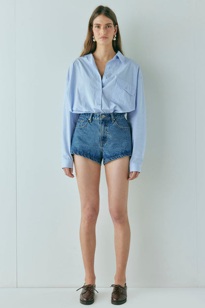 Mimi Denim Shorts Blue