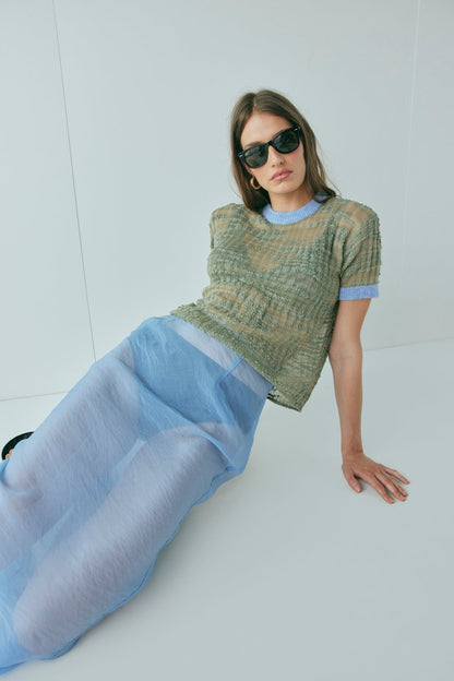Elvi Knit Top Khaki