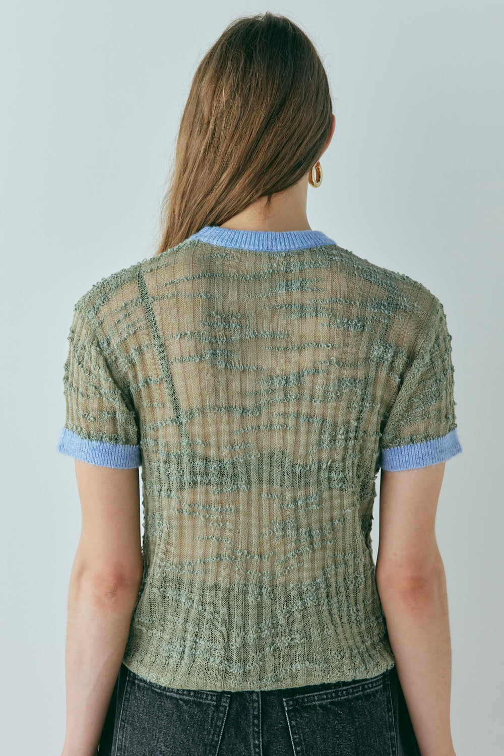 Elvi Knit Top Khaki