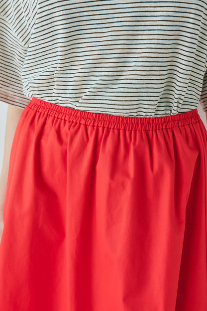 Ruby Midi Skirt Red
