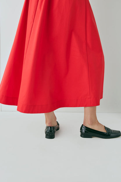 Ruby Midi Skirt Red