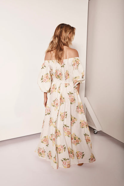 Inka Linen Maxi Dress Nouveaux