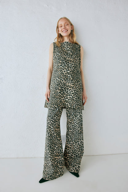 Zia Denim Jeans Leopard