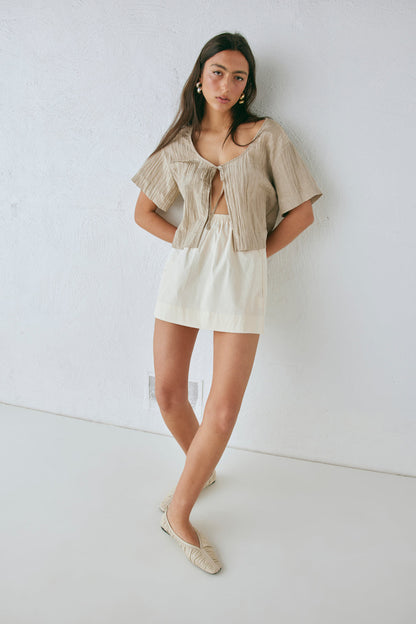 Elka Mini Skirt Cream