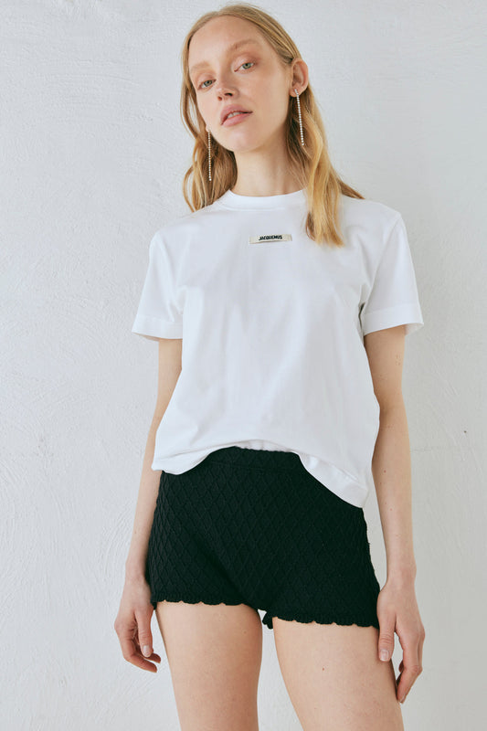 Inner Glow Knit Shorts Black