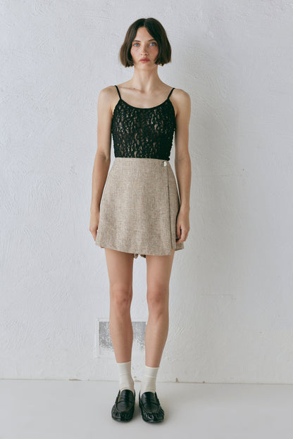 Cove Skort Wheat