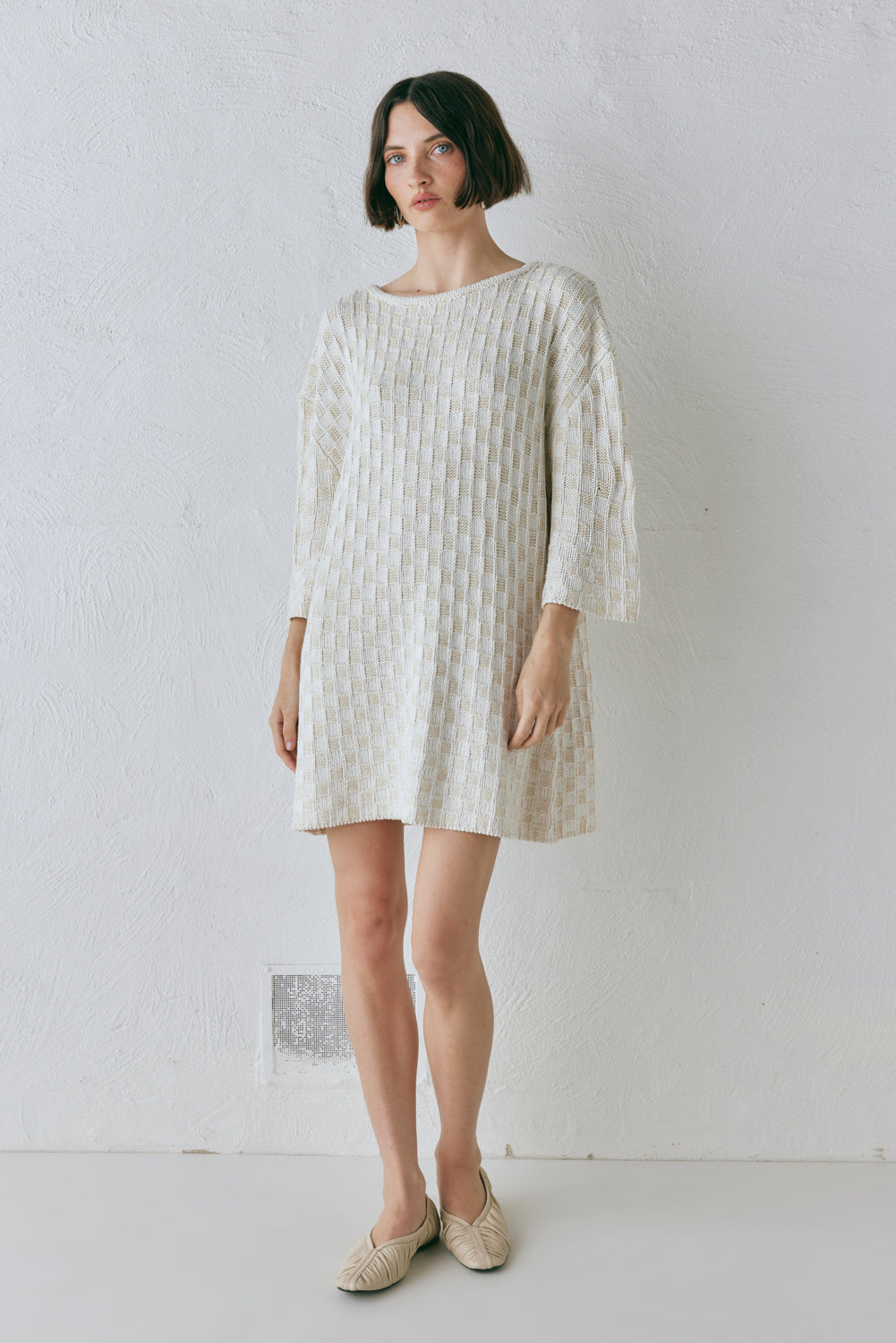 Pia Knit Tunic Cream