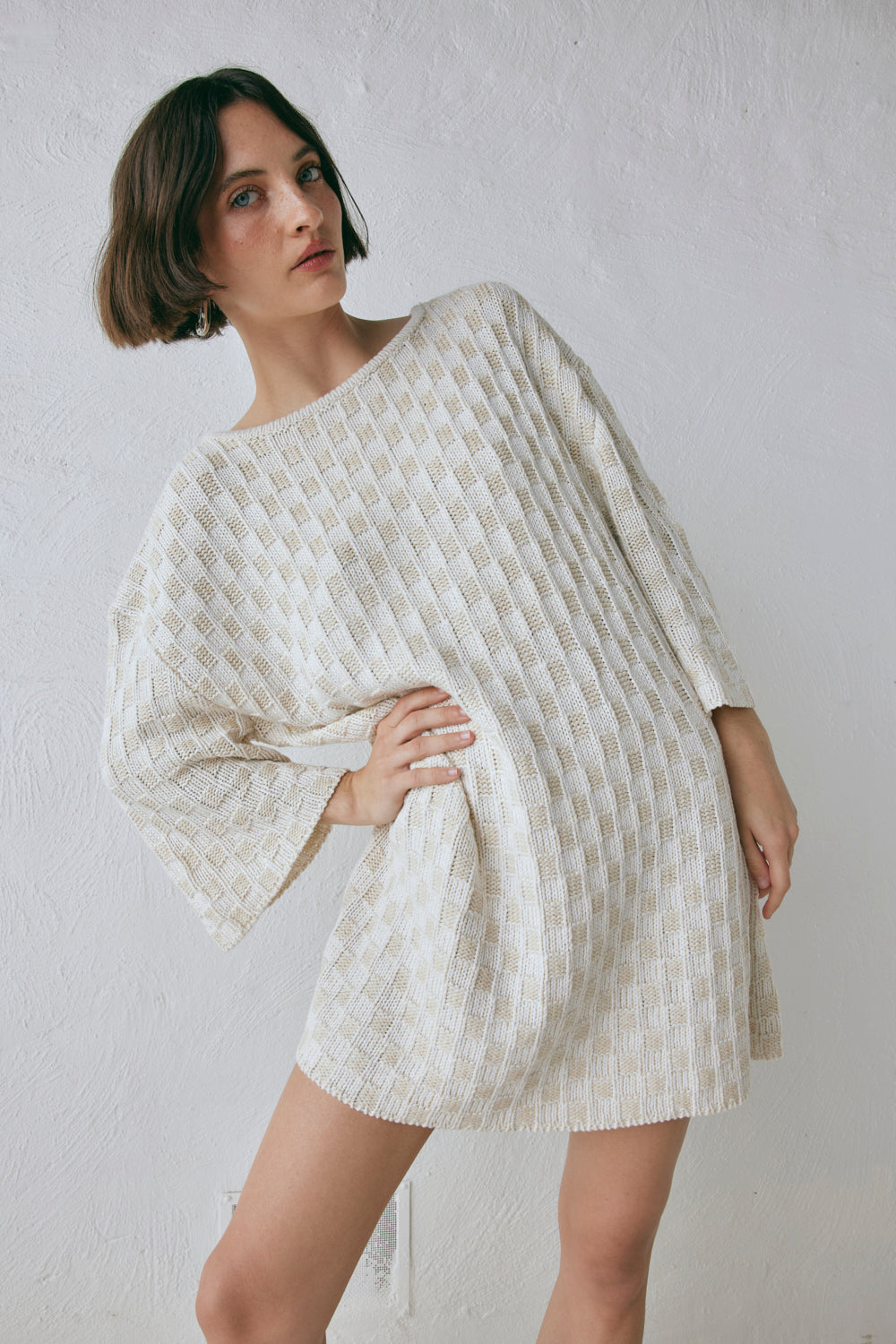Pia Knit Tunic Cream