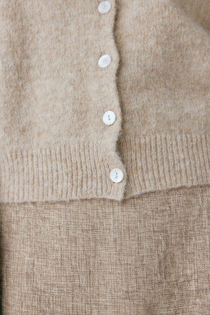 Henley Knit Cardigan Marle