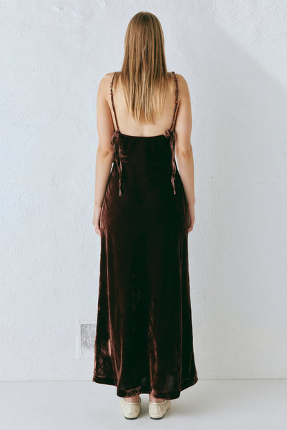 Jade Midi Dress Coffee