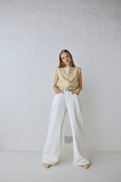 Sutton Denim Jeans White