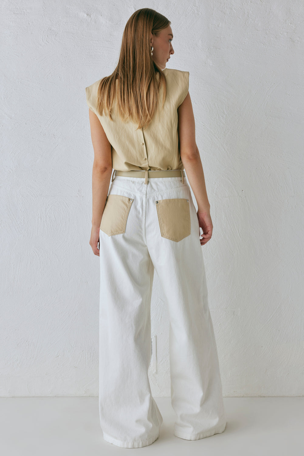 Sutton Denim Jeans White