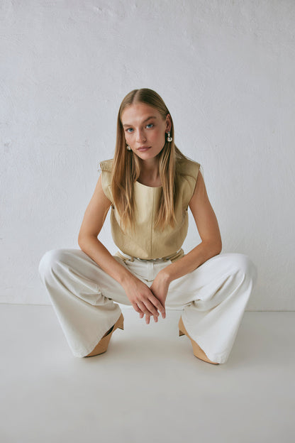 Sutton Denim Jeans White