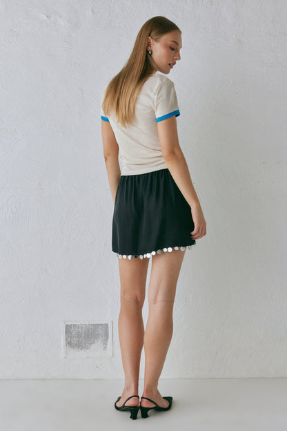 Spritz Mini Skirt Black