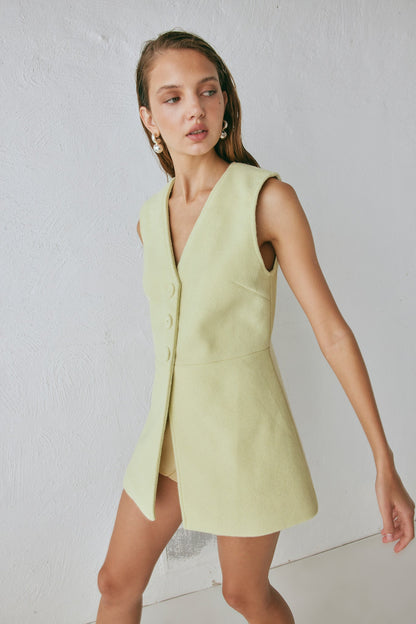 Jeanie Vest Lime