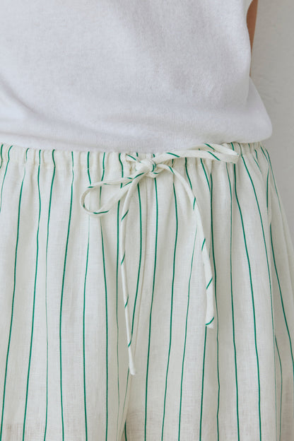 Raya Linen Pants Stripe