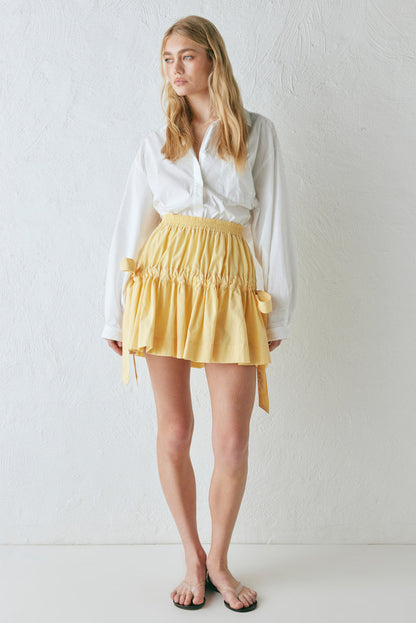 Lily Mini Skirt Yellow