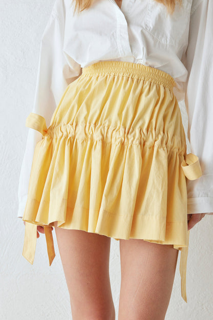 Lily Mini Skirt Yellow