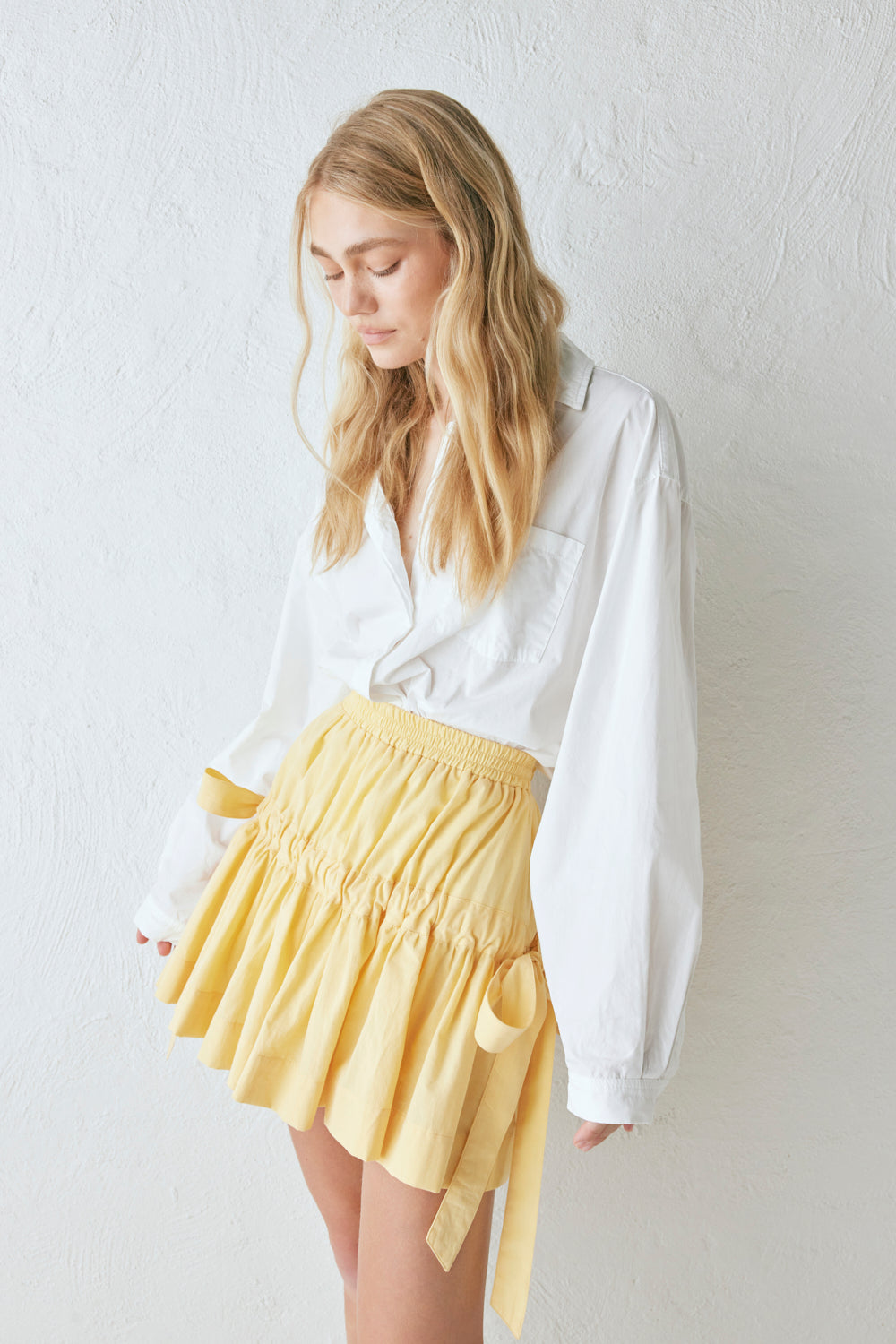 Lily Mini Skirt Yellow