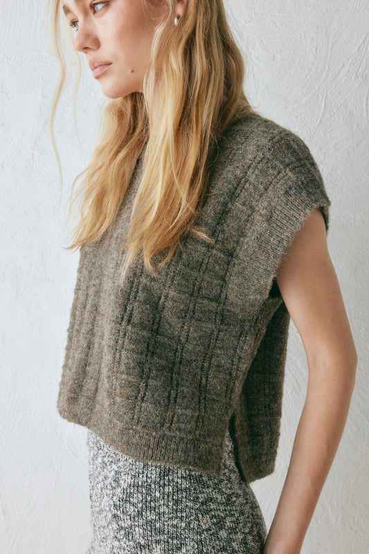 Bibi Knit Vest Marle